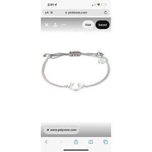 NEW Stella and Dot Horseshoe Wishing Bracelet